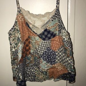 Spaghetti strap summer tank top